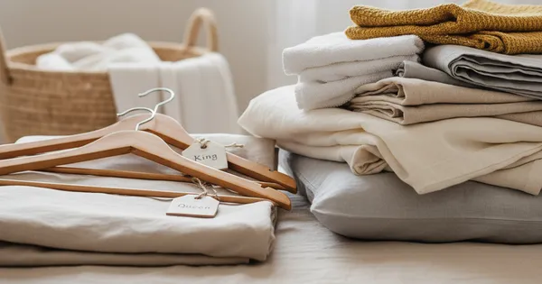 Linen par calculator - Sets per bed and per bath, by king/queen mix. Stop running short on changeover day.